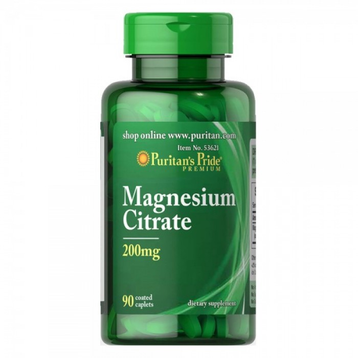 Puritan's Pride - Magnesium Citrate 200 mg - 90 капсули​